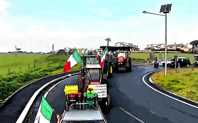 agricoltori-uniti-farmer protest